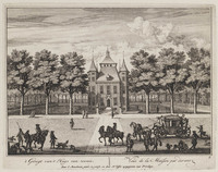 KG 06237
<br/>
't Gezigt van 't Huys van vooren.
<br/>
<em>Moucheron, Isaac de (1667-1744)</em>